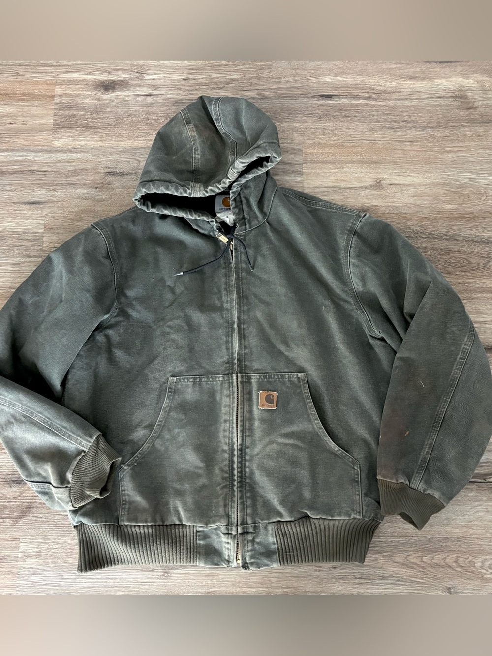 Carhartt J130 MOS 1102 sandstone size L large jacket.Preloved see info: